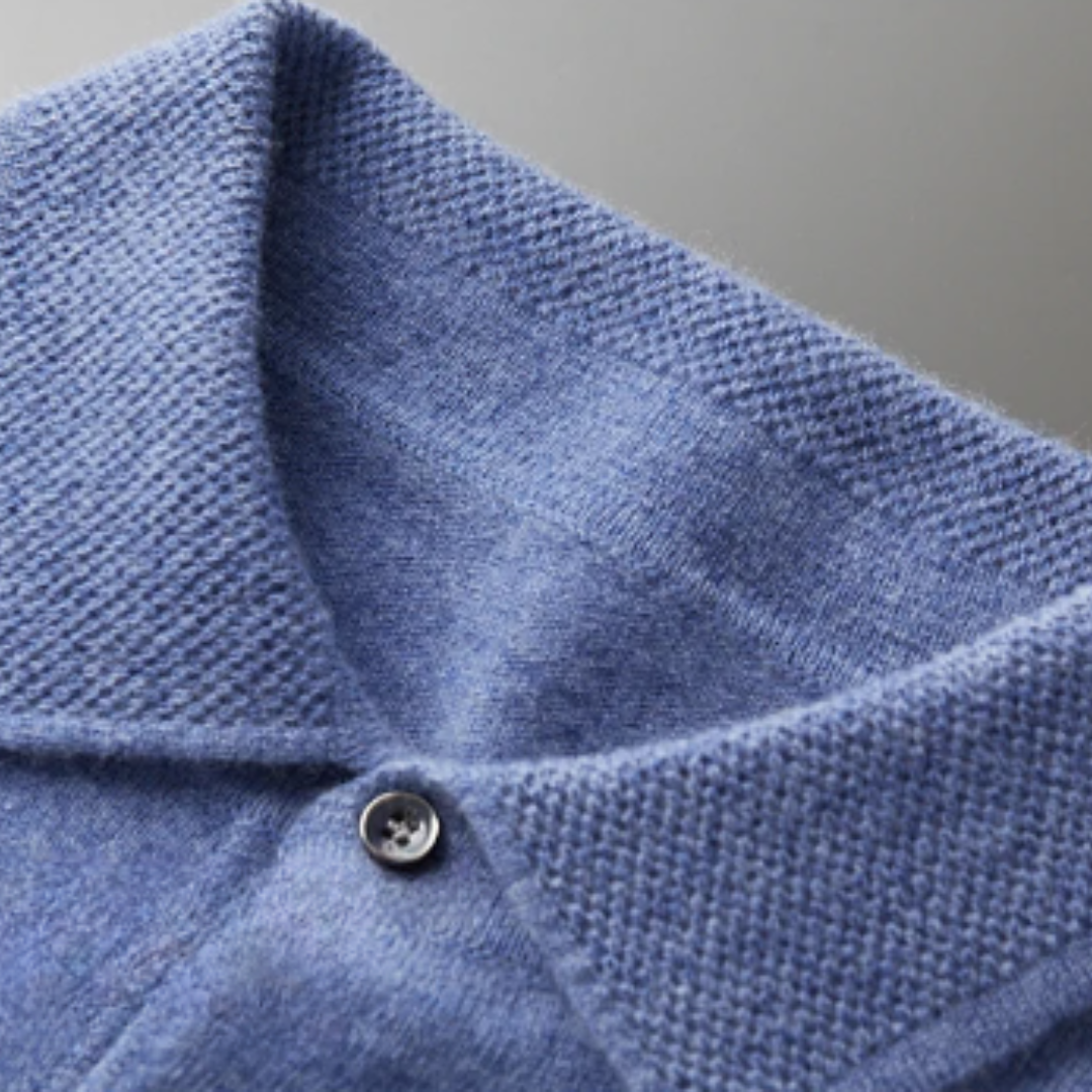 Bylow Men's Wool Polo | 100% Fine Wool, Timeless Design