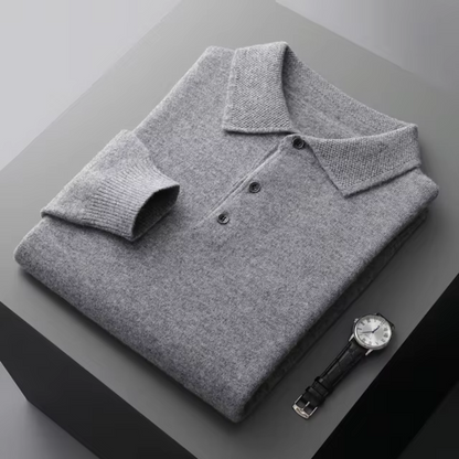 Bylow Men's Wool Polo | 100% Fine Wool, Timeless Design