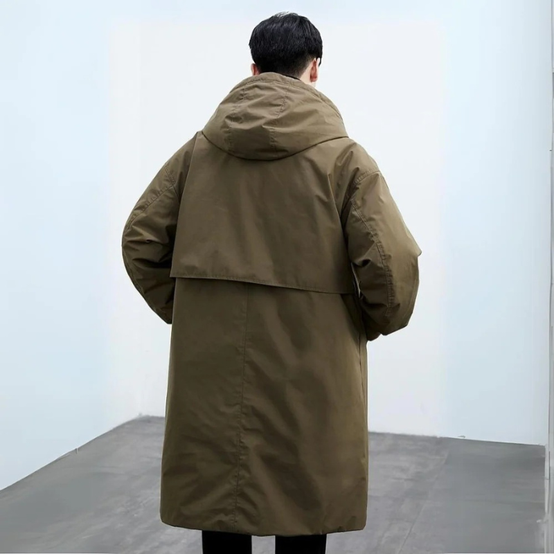Trench coat from the back